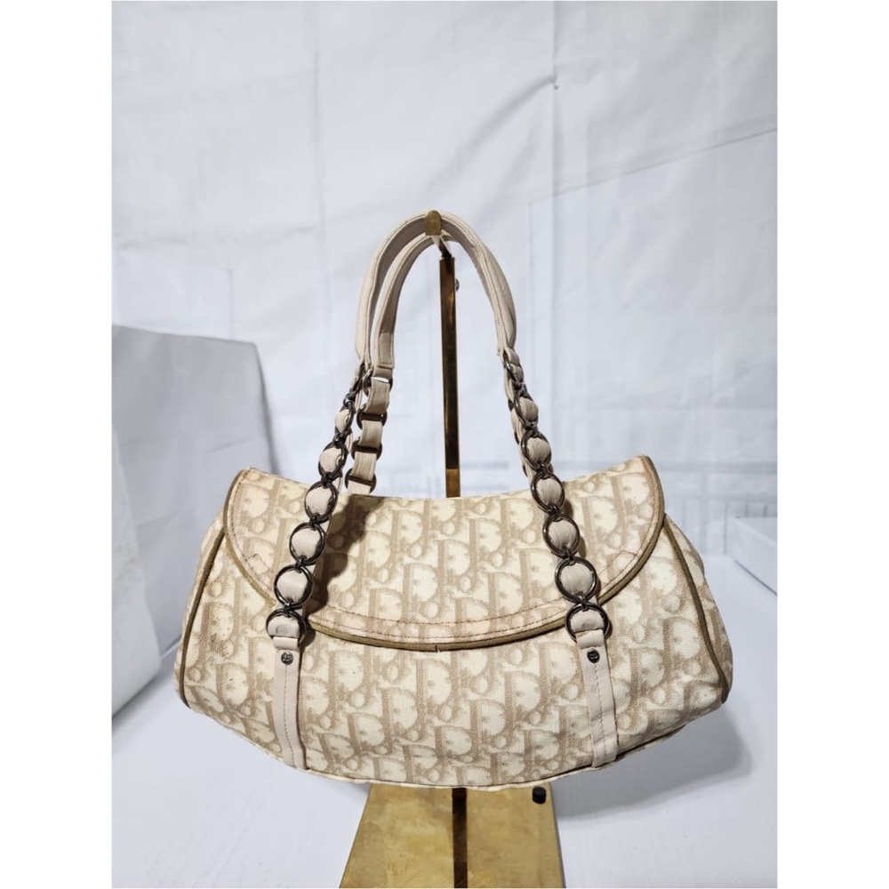 Authentic Christian Dior Diorissimo Romantique Bag Beige/Cream - Picture 4 of 16